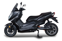 Stormborn Elektro-Motorrad ALEX R - 5kW Motor mit herausnehmbaren Akkus Mattschwarz